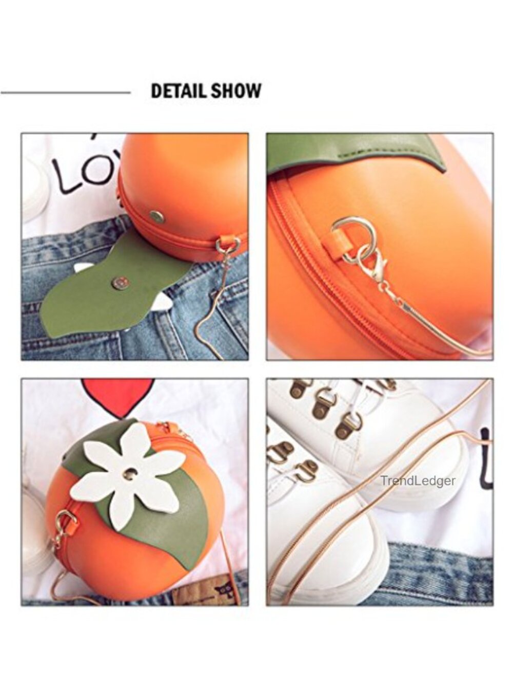 Faux Leather Pineapple Clutch Crossbody Bag Vegan Women's